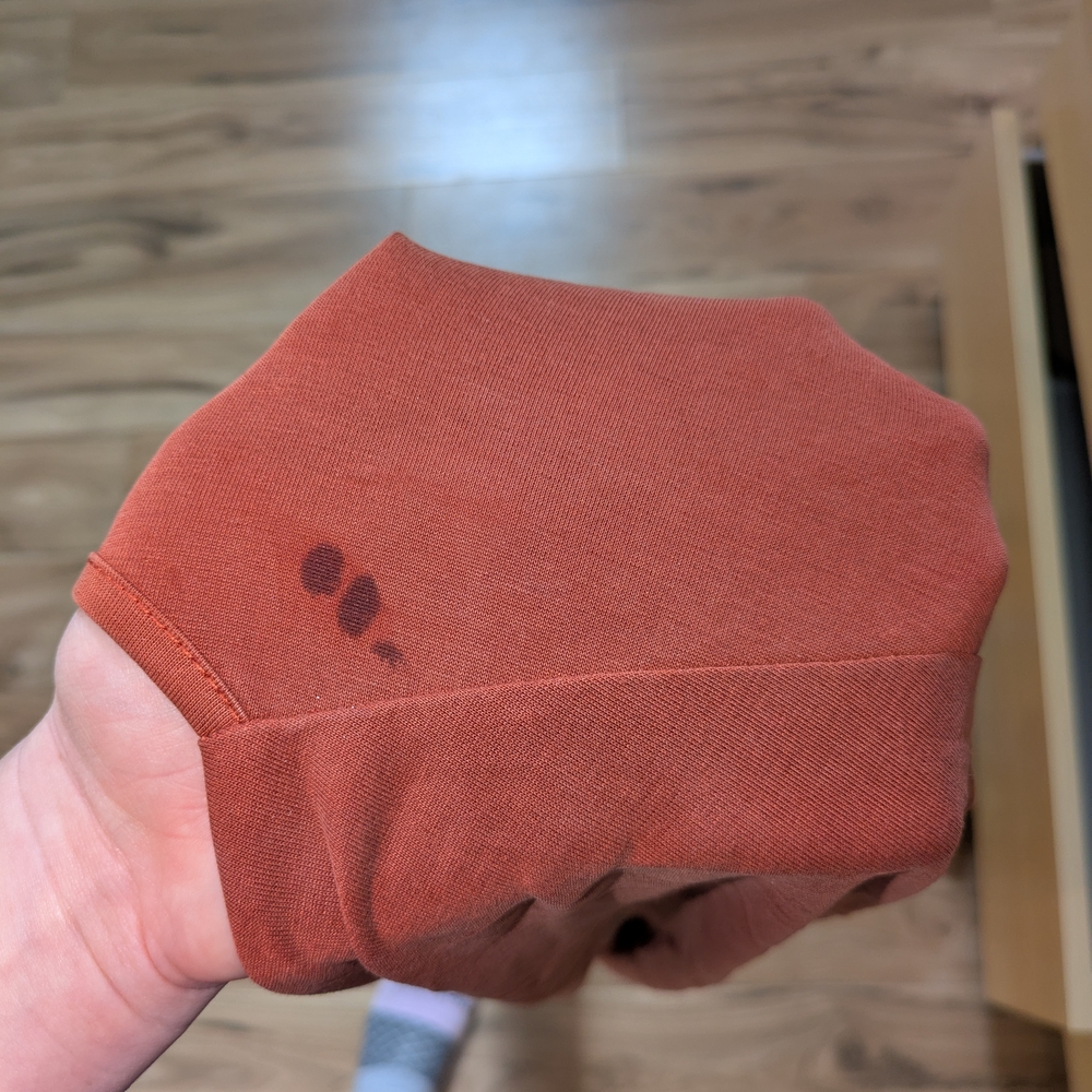 Lulu's Rust Drape Front Top - Picture 2 of 2